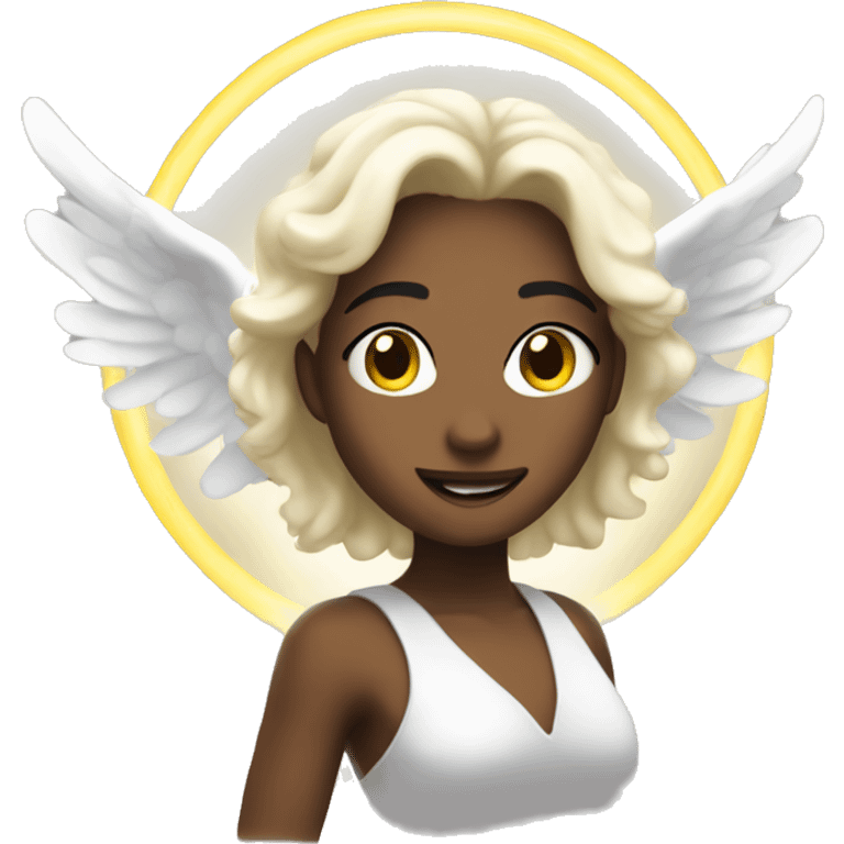 Create a aura from an angel emoji