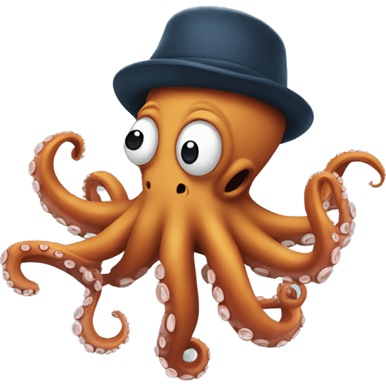 A octopus rapping emoji