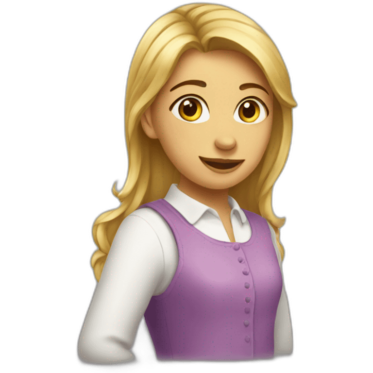 fille à cheval emoji