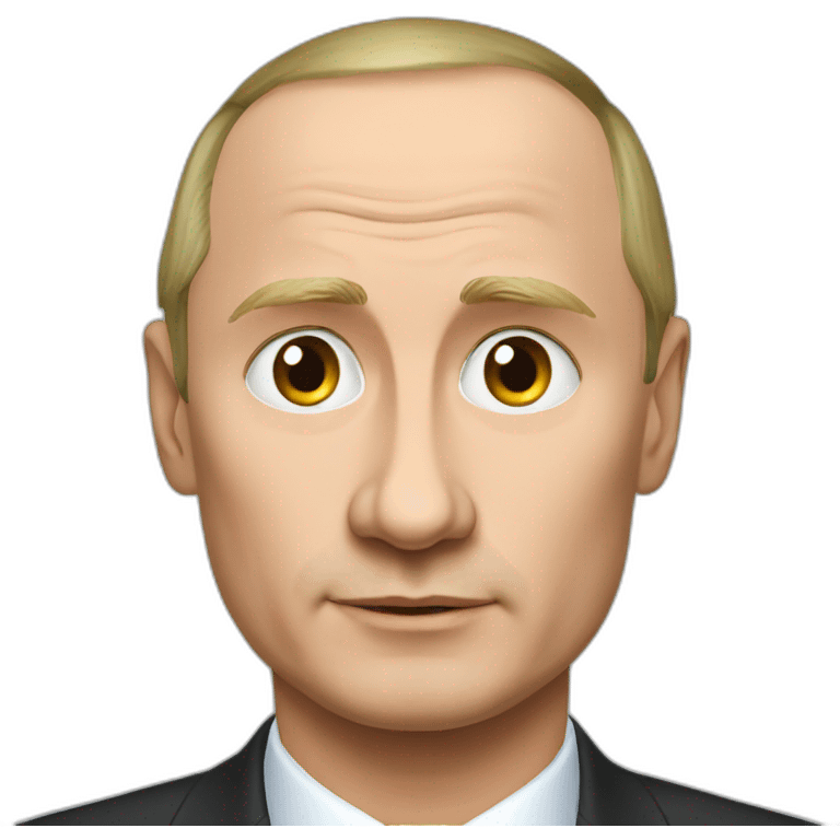 putin with x instead of eyes emoji