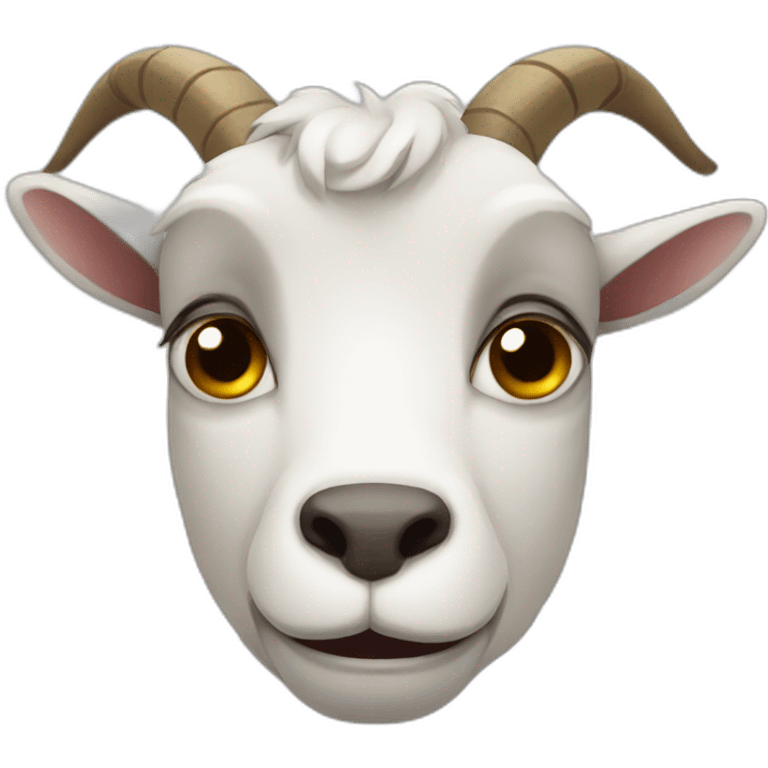 Sad goat emoji