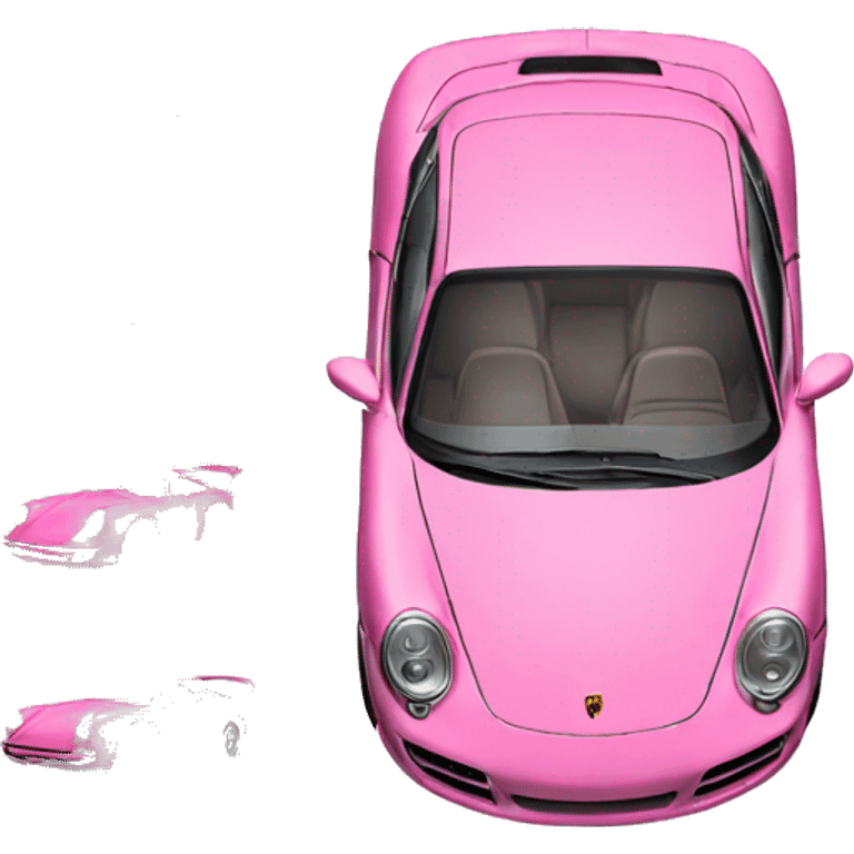 Pink porsche emoji