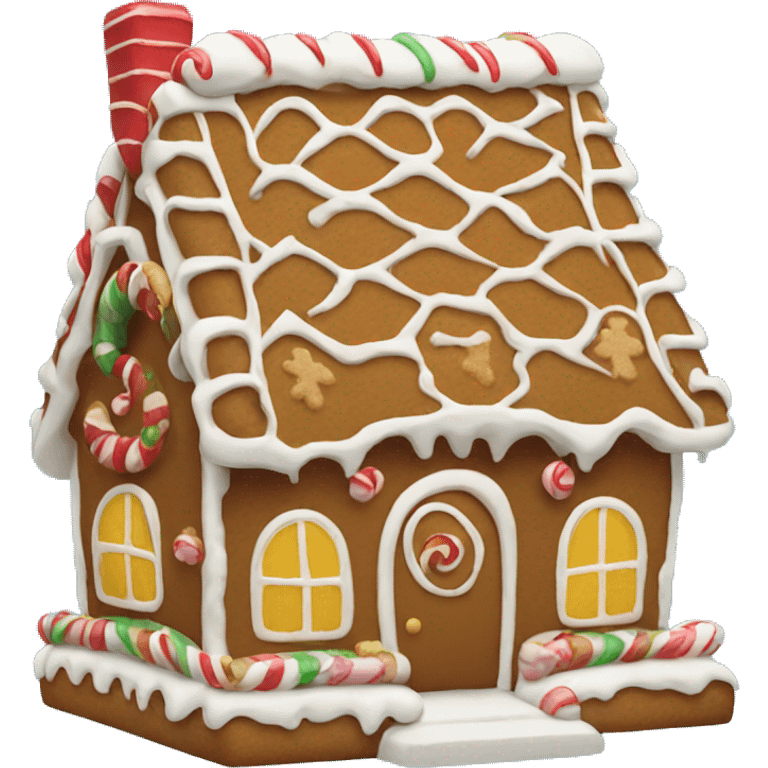 Gingerbread house emoji