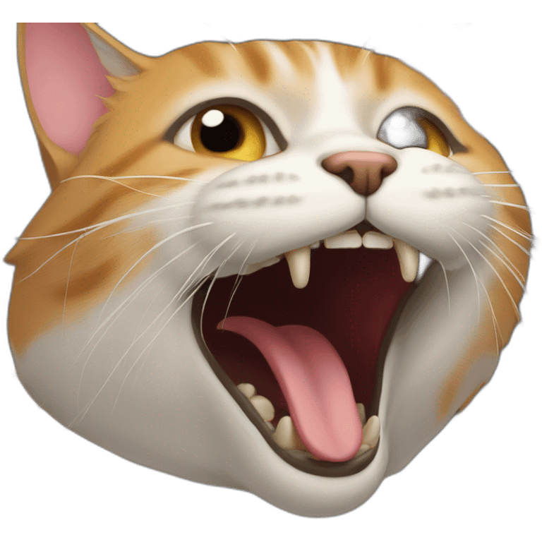 Gato sacando la lengua  emoji