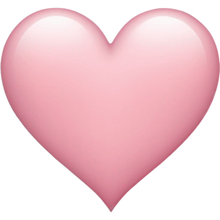 Light pink heart emoji