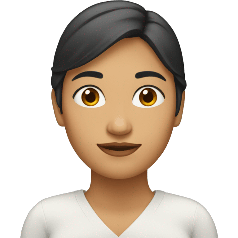 MUJER SEÑALANDOTE emoji