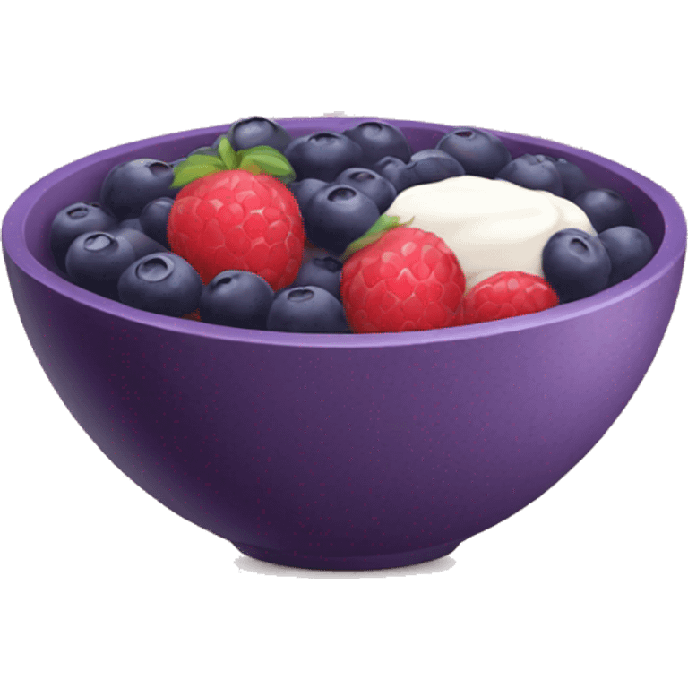 açai bowl emoji