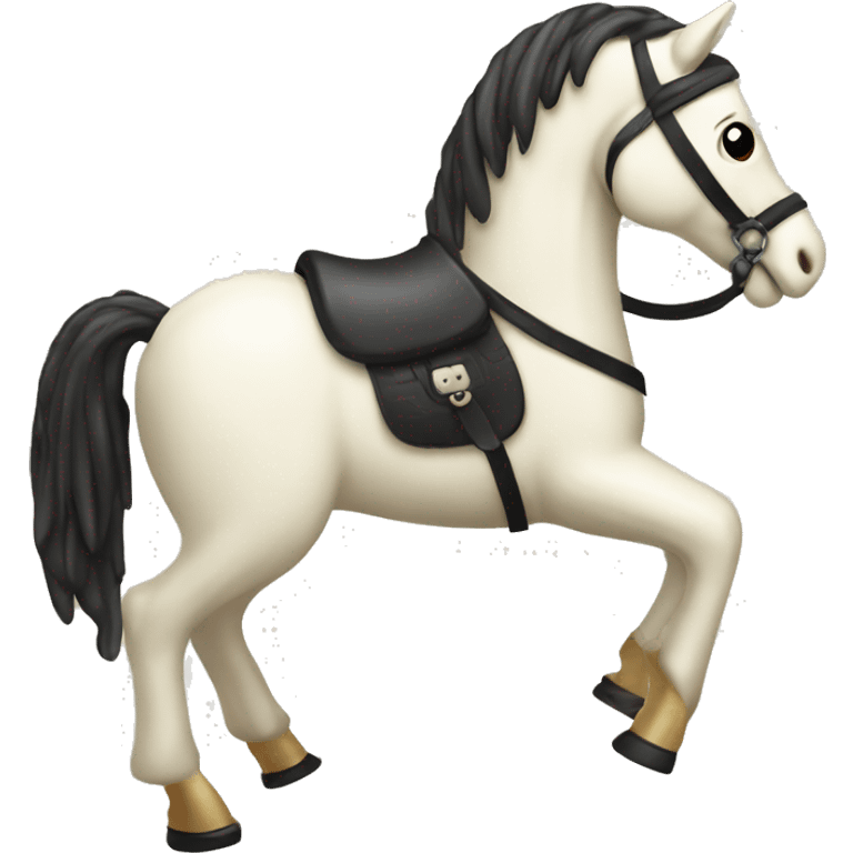 Rocking ivory horse TOY emoji