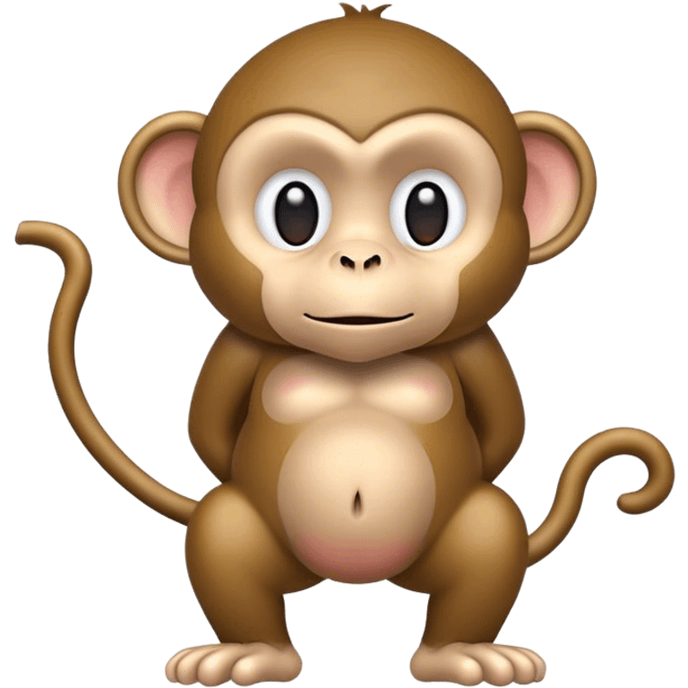 Monkey with a big butt facing out  emoji