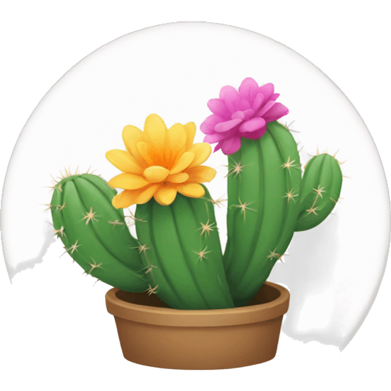 blooming cacti emoji