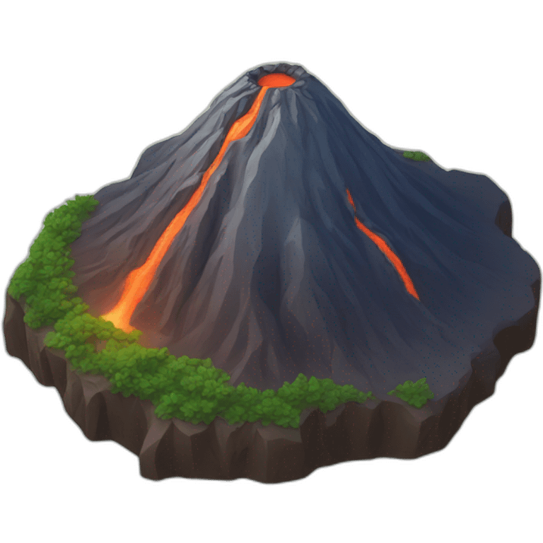 volcano emoji