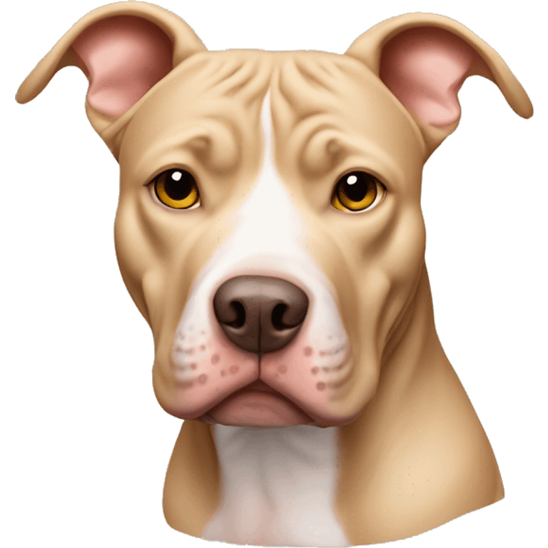 Beige pitbull emoji