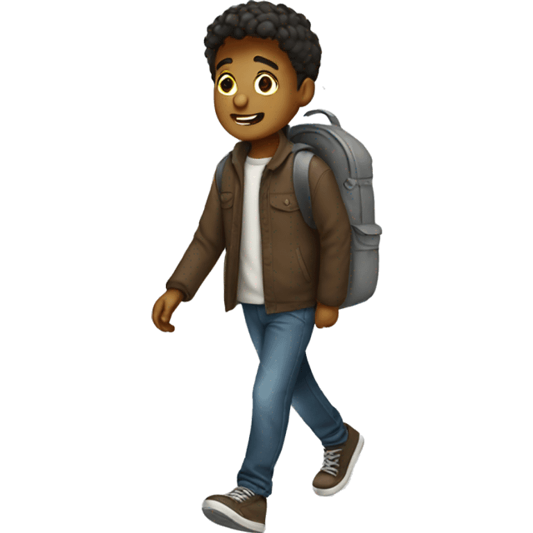 Boy walking emoji