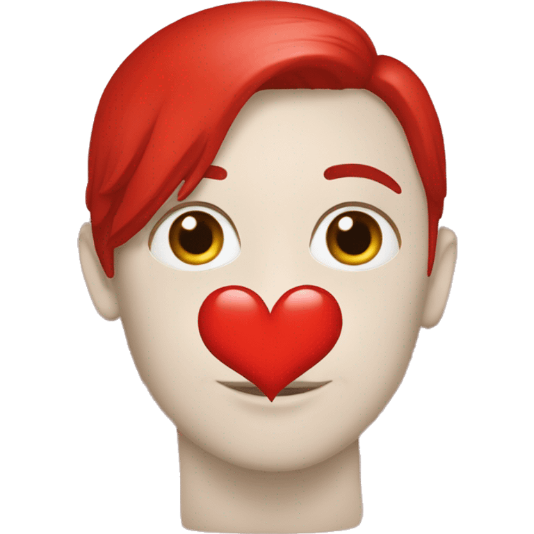 Un cœur rouge emoji