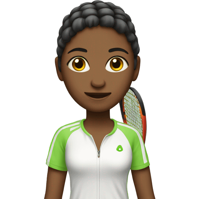 tenis girl  emoji