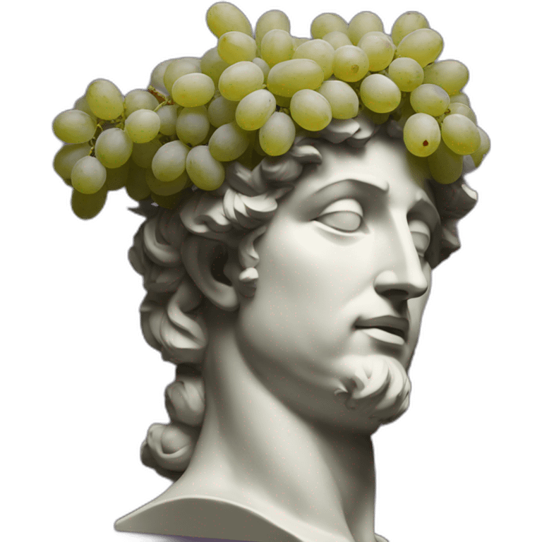 Apollo greek god crown of grapes emoji