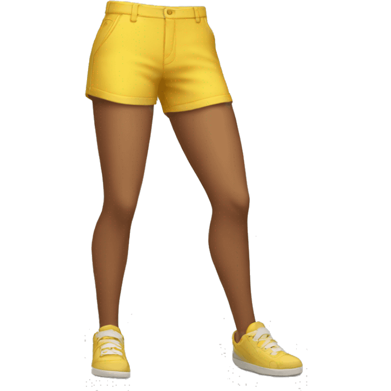 Yellow shorts emoji