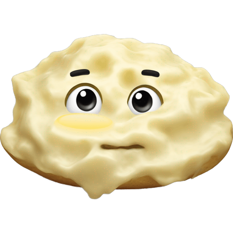 Mashed potatoes with butter  emoji