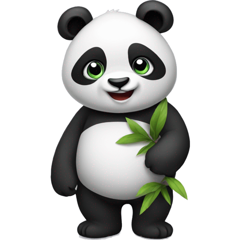 Panda funny emoji