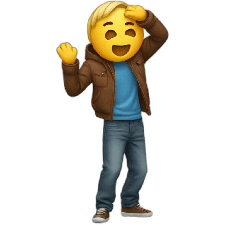 Emoji qui dab emoji