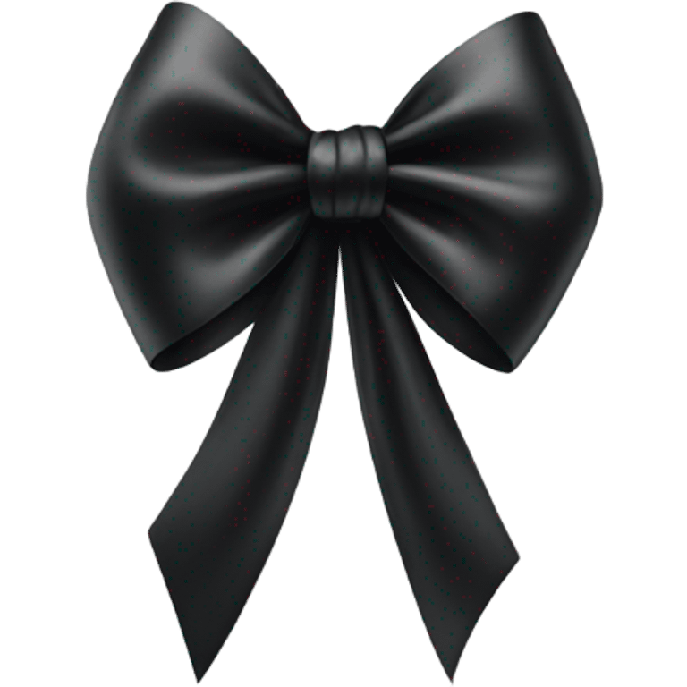 Black bow  emoji