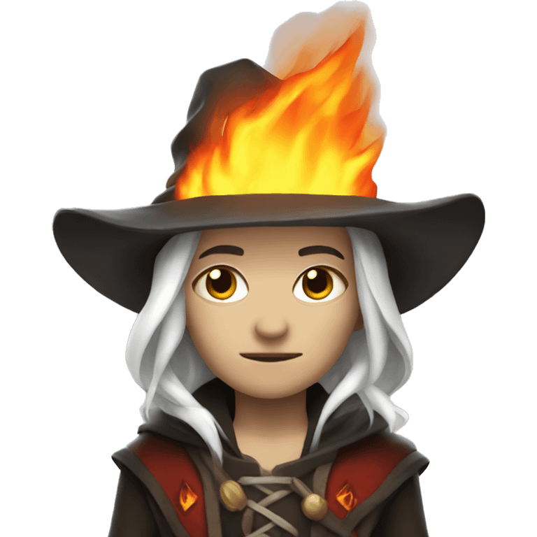 Pyromancer white skin emoji