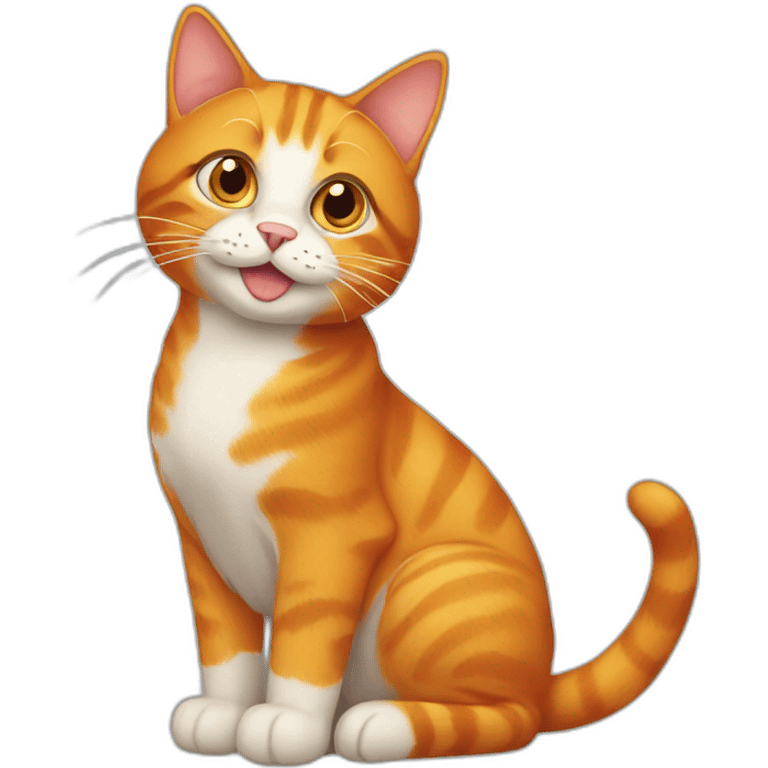 Orange tabby cat emoji