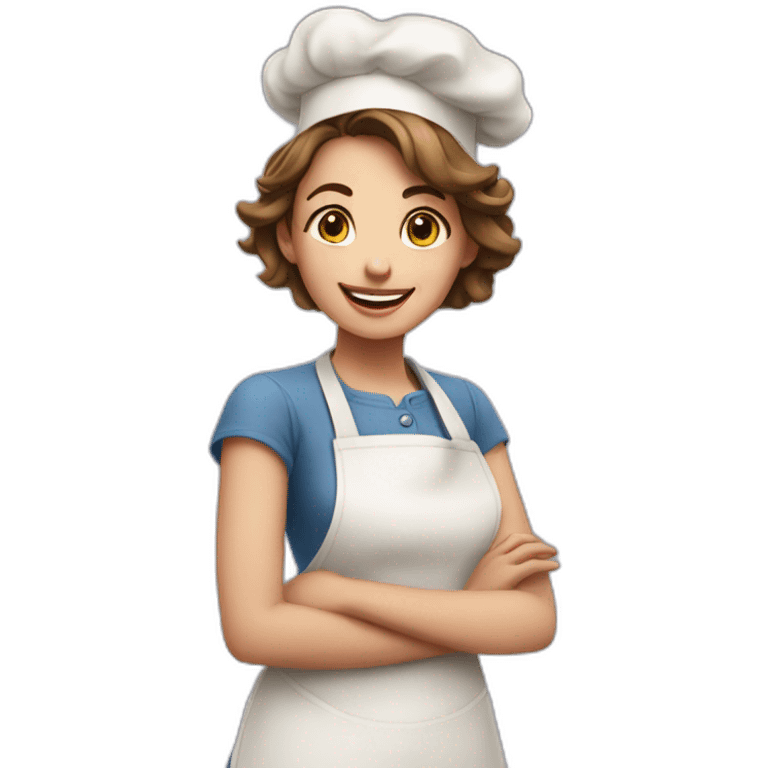 Baker girl thank you emoji