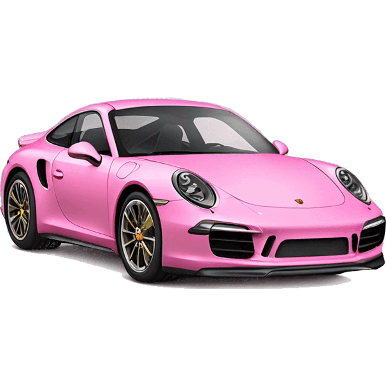 Pink Porsche 911 ￼ emoji