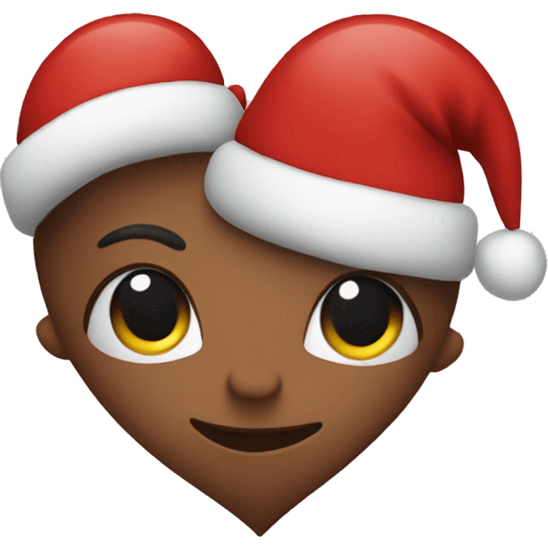 Christmas heart emoji