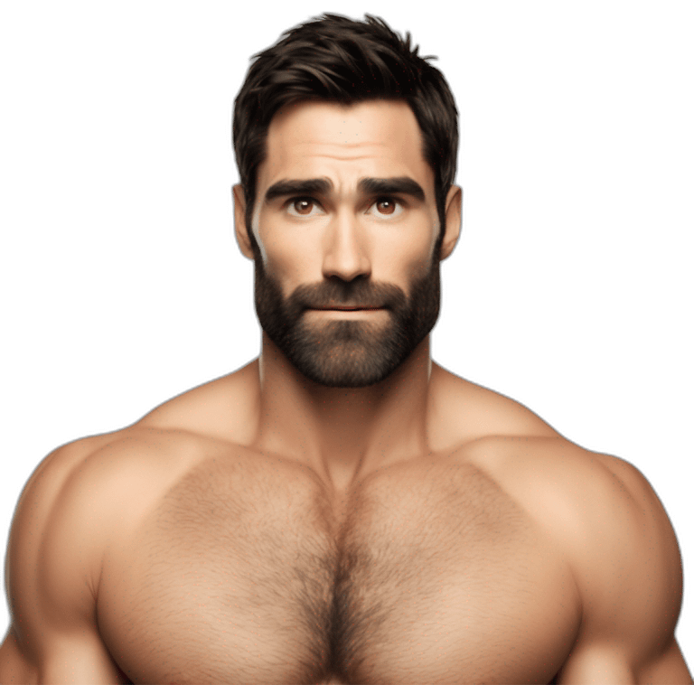 Hot bearded shirtless muscled dad, nakd, tyler hoechlin emoji