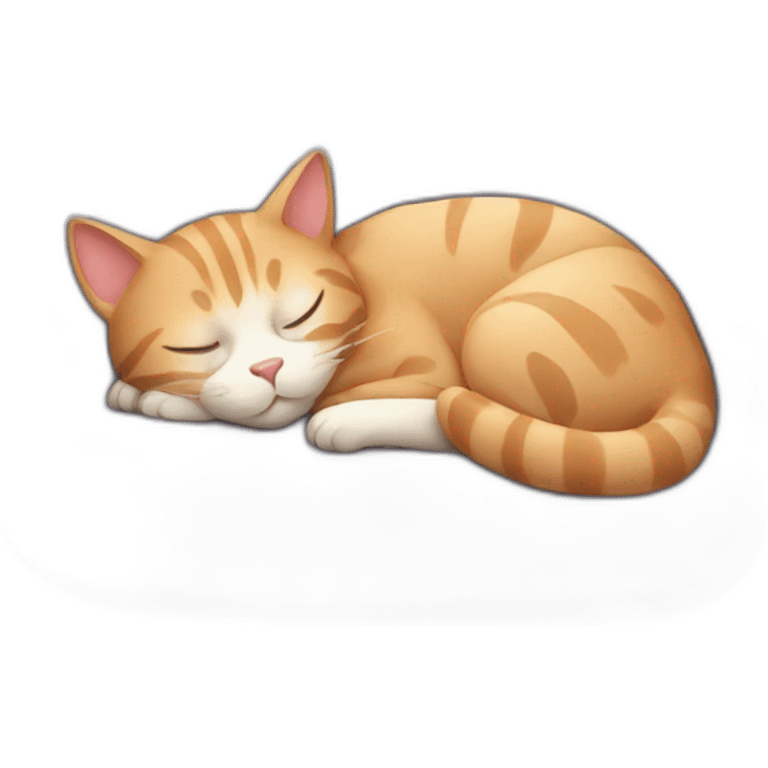 cat sleep emoji