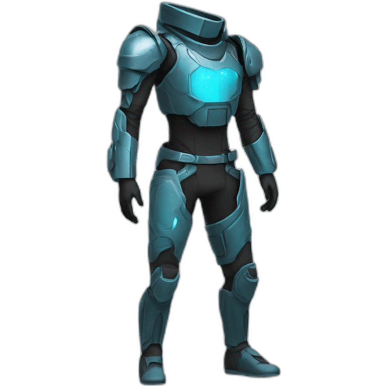 futuristic Galactic Vanguard armored Pants emoji