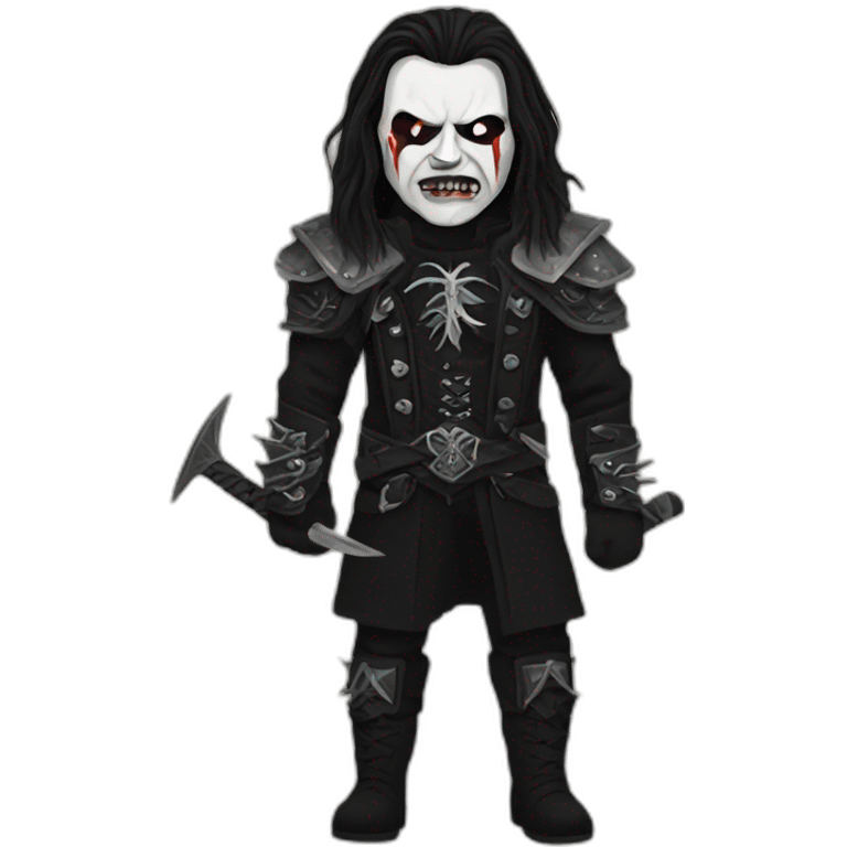 norwegian black metal man emoji