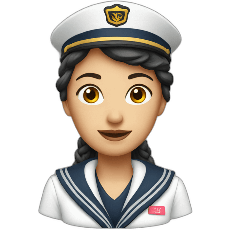 Woman sailor emoji