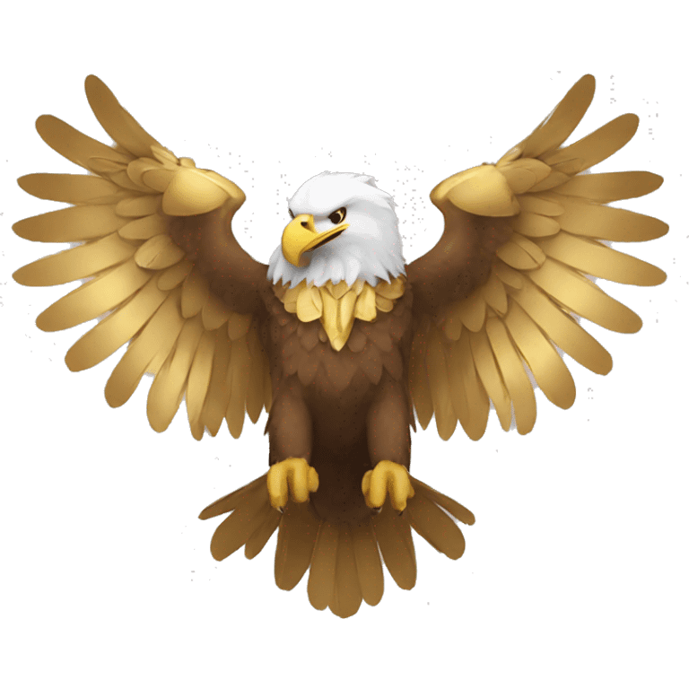 eagle with golden wings emoji