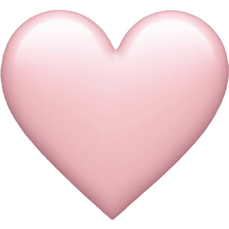 light pink heart emoji