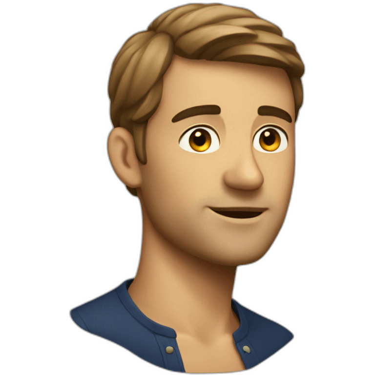 A french guy emoji