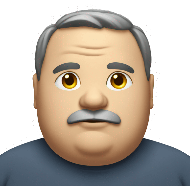 Fat man emoji