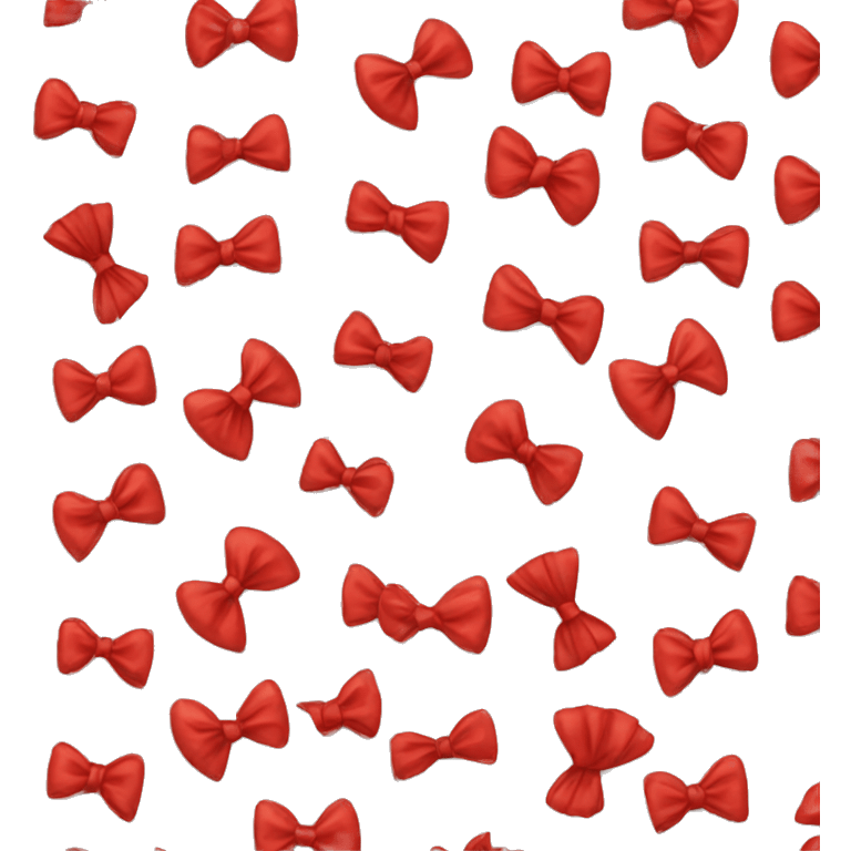 Red bow emoji