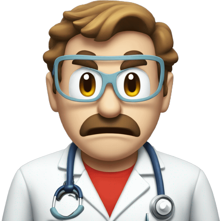 angry doctor mario emoji