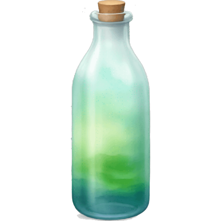 Clear bottle of watercolor  emoji