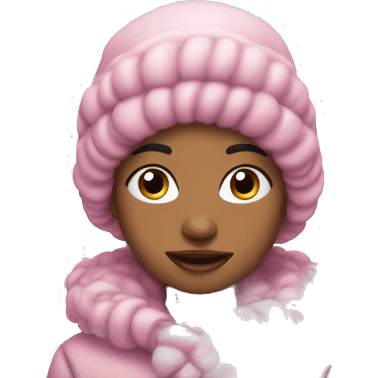 pink winter wonderland  emoji