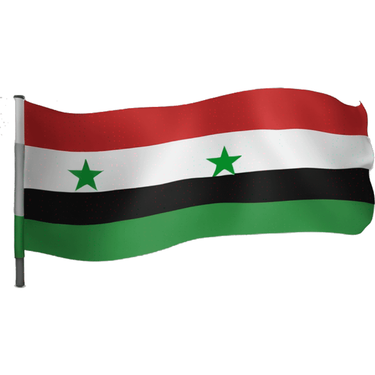 Free syria flag emoji