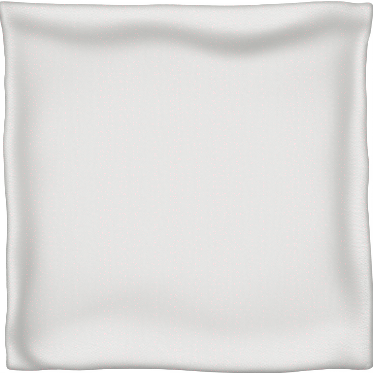 White cloth rectangle  emoji