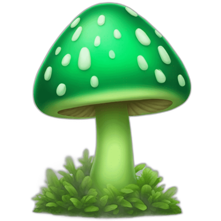 green mushroom emoji