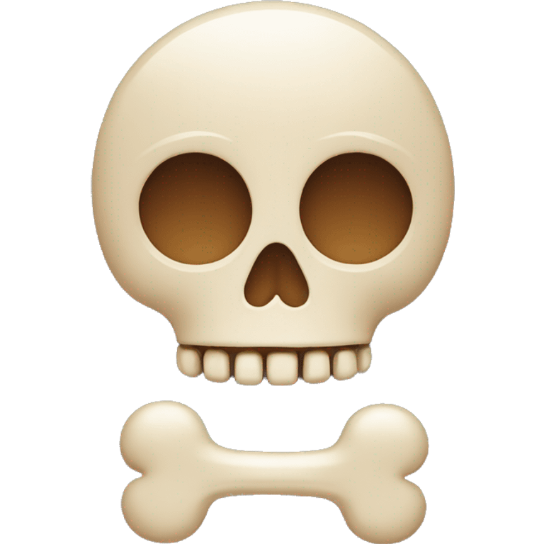 Emoji with bone emoji