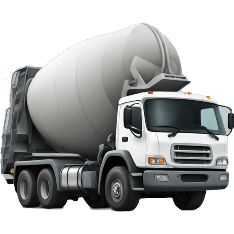 Concrete truck emoji