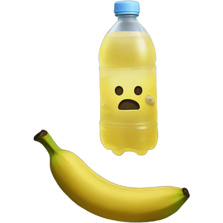 Banana flavored water on grave emoji