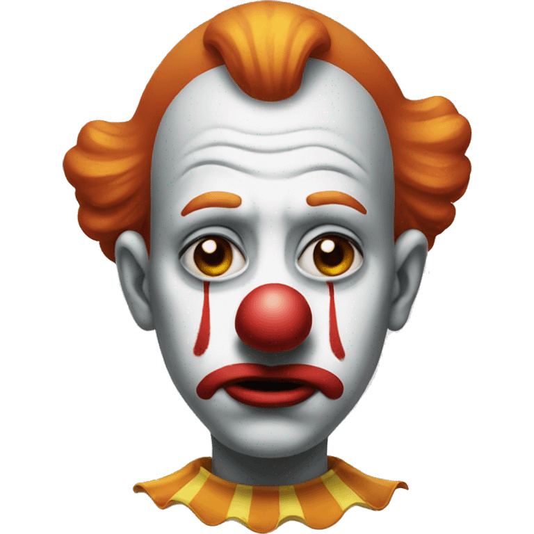 sad clown emoji